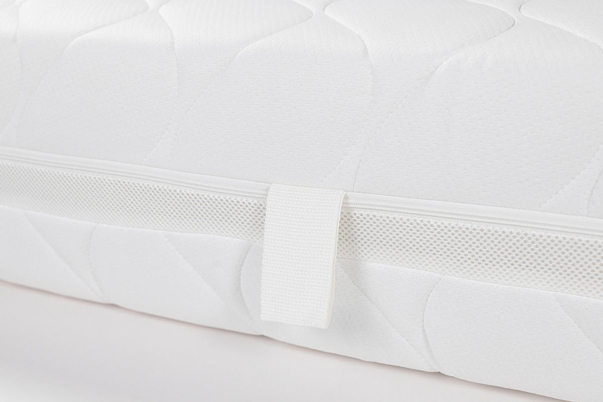 WENDEMATRATZE - Weiß, MODERN, Textil (100/200cm) - Livetastic