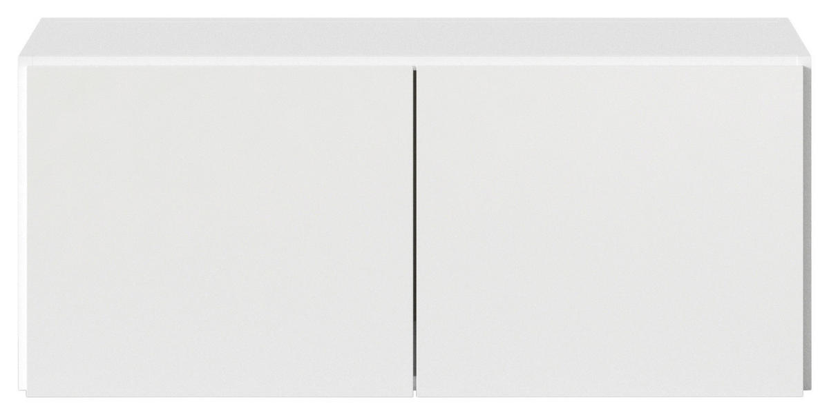 AUFSATZSCHRANK 91/39/54 cm  in  - Weiß Hochglanz/Weiß, KONVENTIONELL, Holzwerkstoff (91/39/54cm) - James Wood
