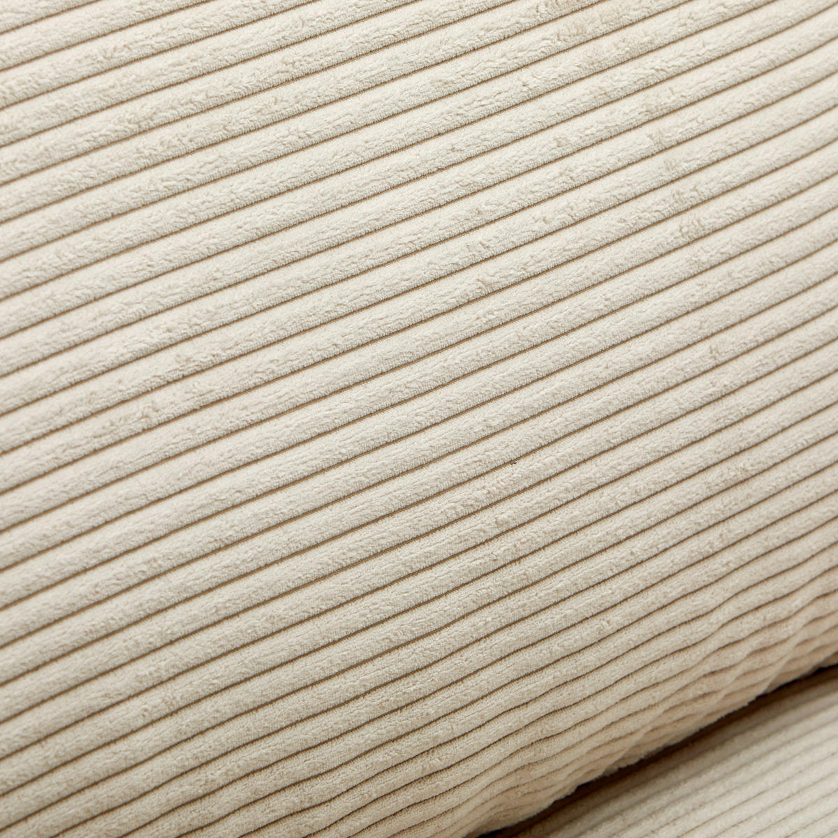 ECKSOFA in Cord Beige  240/175 cm  - Beige/Schwarz, Design, Kunststoff/Textil (240/175cm) - Landscape