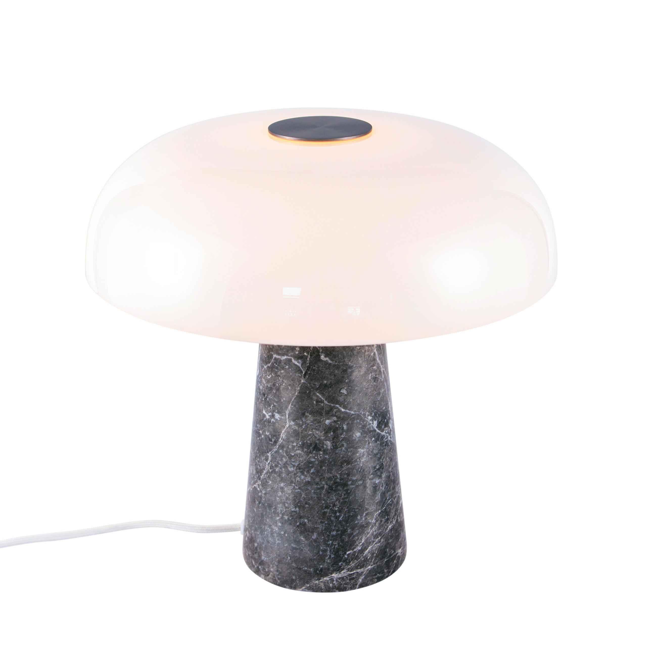 TISCHLEUCHTE 32/32 cm - Grau, Design, Stein (32/32cm) - Nordlux