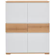 HIGHBOARD  in 100/120/40 cm  - Eichefarben/Weiß, KONVENTIONELL, Holzwerkstoff (100/120/40cm) - Novel