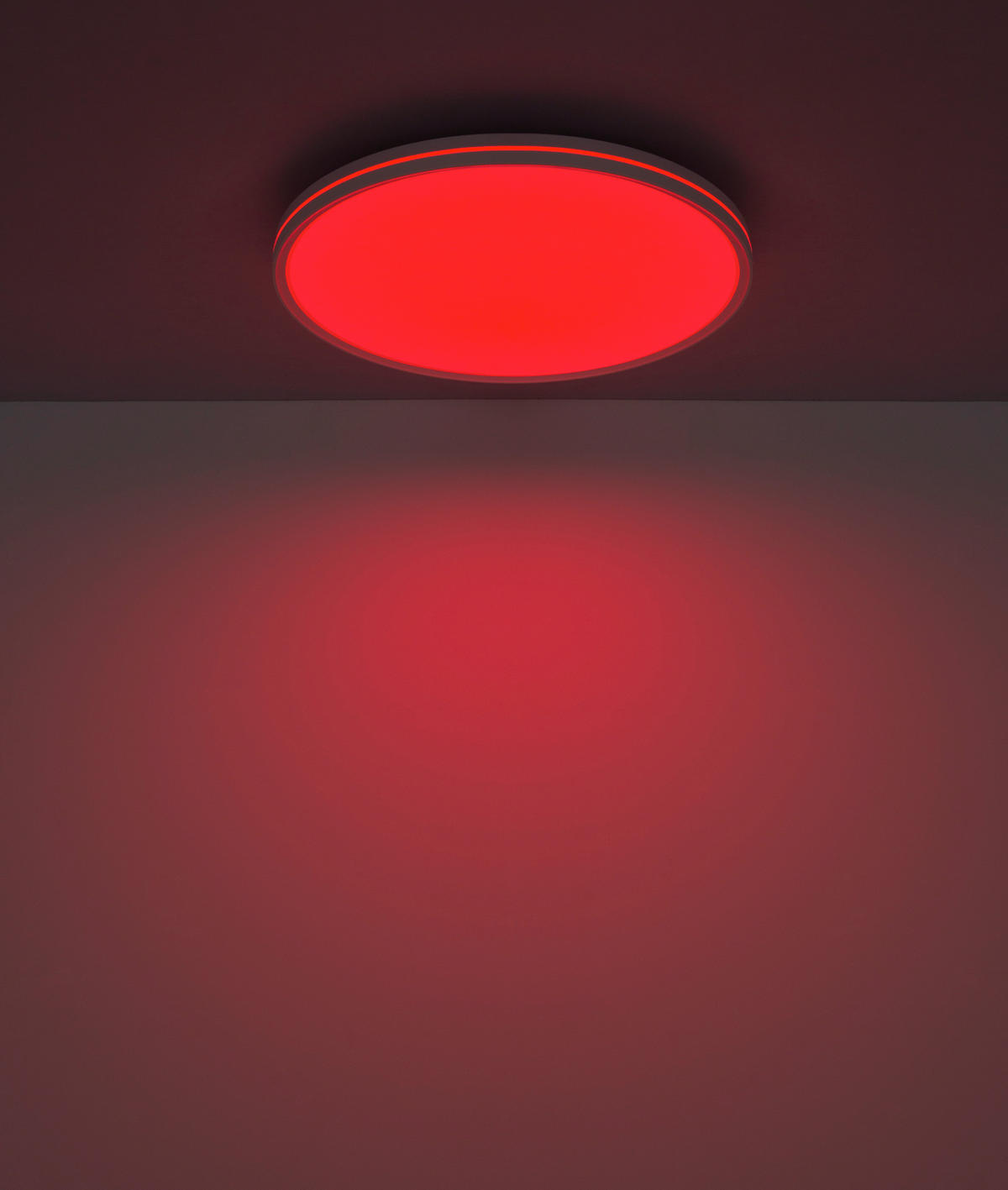 STROPNA LED-SVETILKA  Dwain   2700-6500 K 230 V  - bela, Design, umetna masa (37/7cm) - Globo