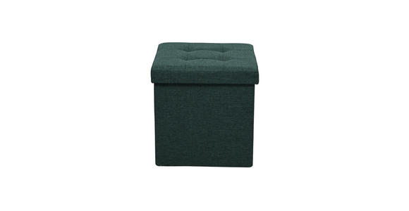 SITZBOX  - Grün, Design, Textil (38/38/38cm) - Carryhome