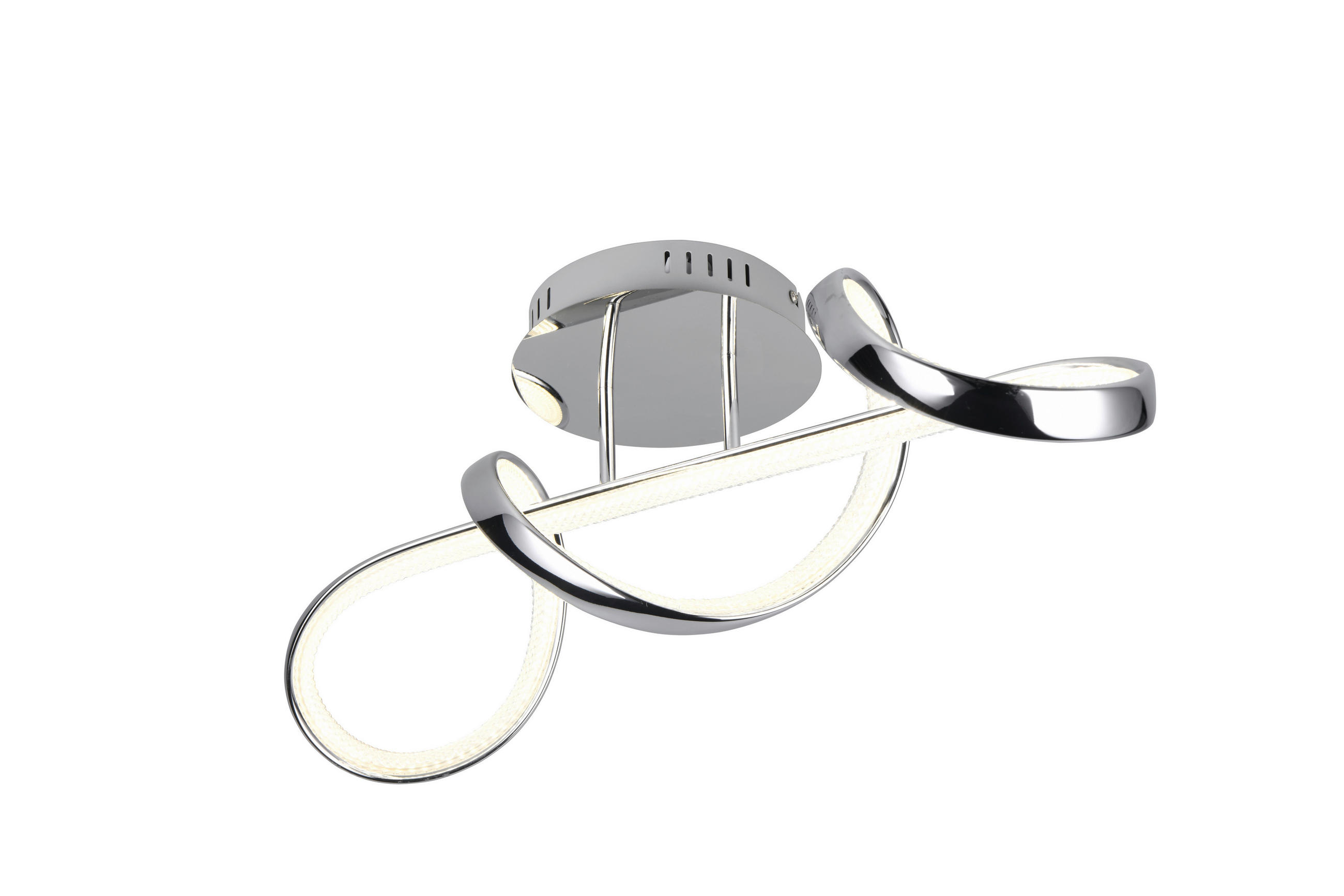 LED SVJETILJKA STROPNA Padua  - boje kroma, Design, metal (60/18/22cm)