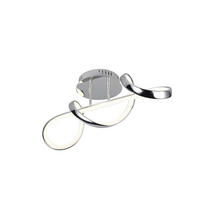 LED PLAFONJERA - boja hroma, Dizajnerski, metal (60/18/22cm)