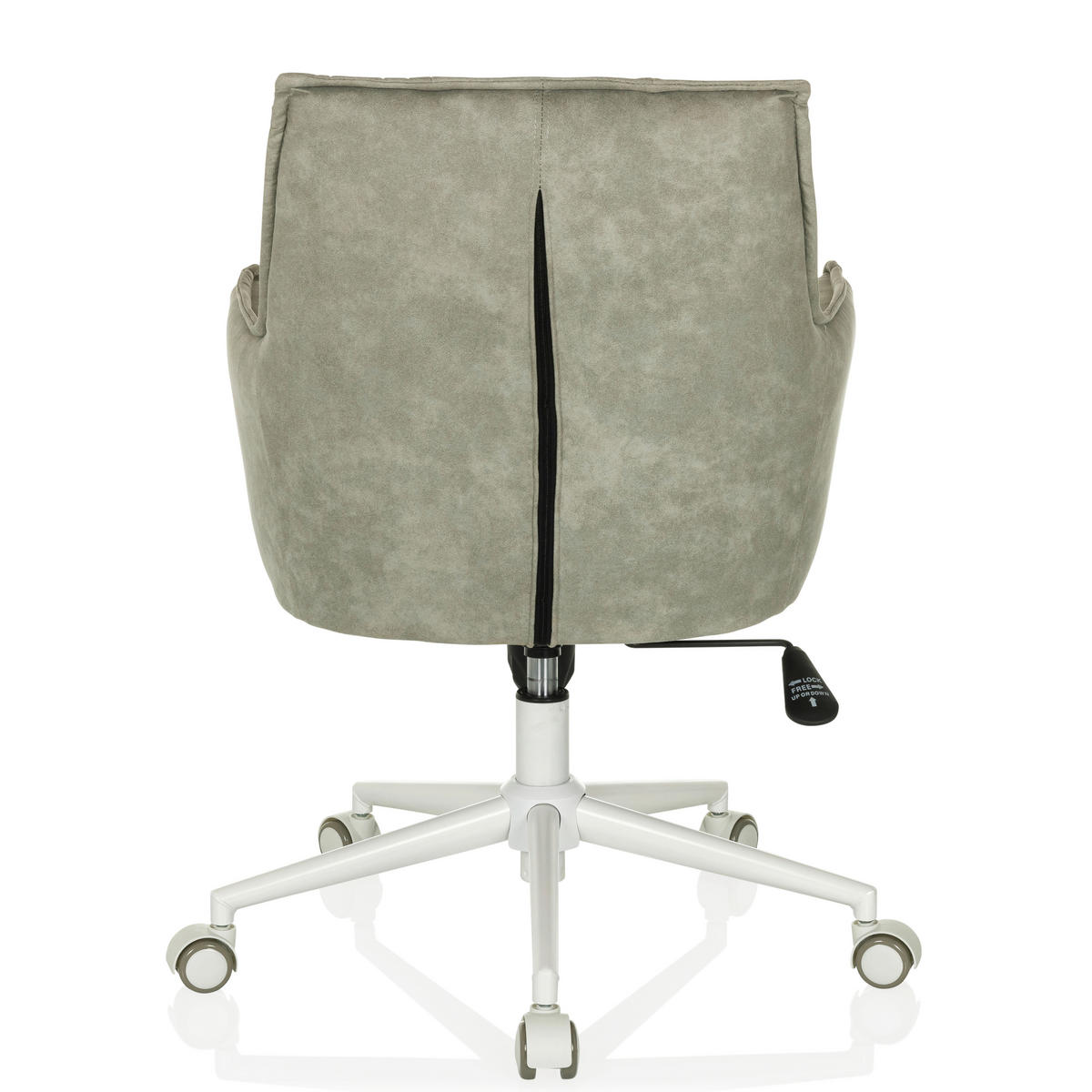 DREHSTUHL Grau  - Weiß/Grau, MODERN, Kunststoff/Textil (54/85/70cm) - MID.YOU