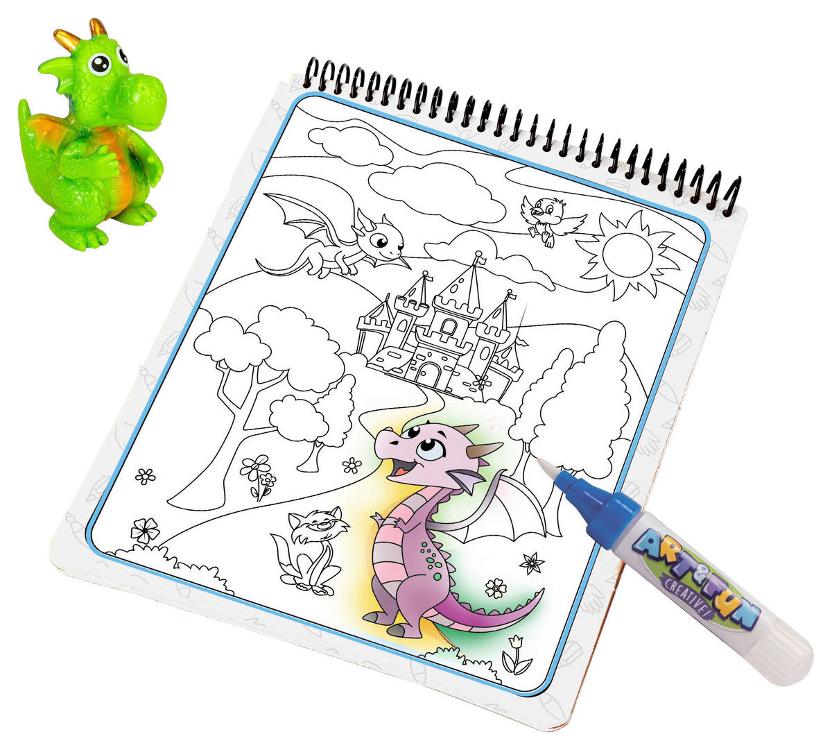 MALSET  - Multicolor, Basics, Kunststoff (5/17/25,5cm) - Simba