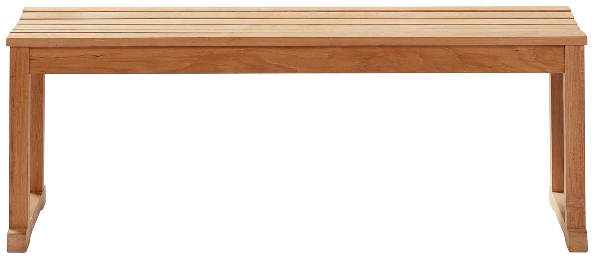 SITZBANK 120/43/40 cm Teakfarben Teakholz vollmassiv  - Teakfarben, KONVENTIONELL, Holz (120/43/40cm) - MID.YOU