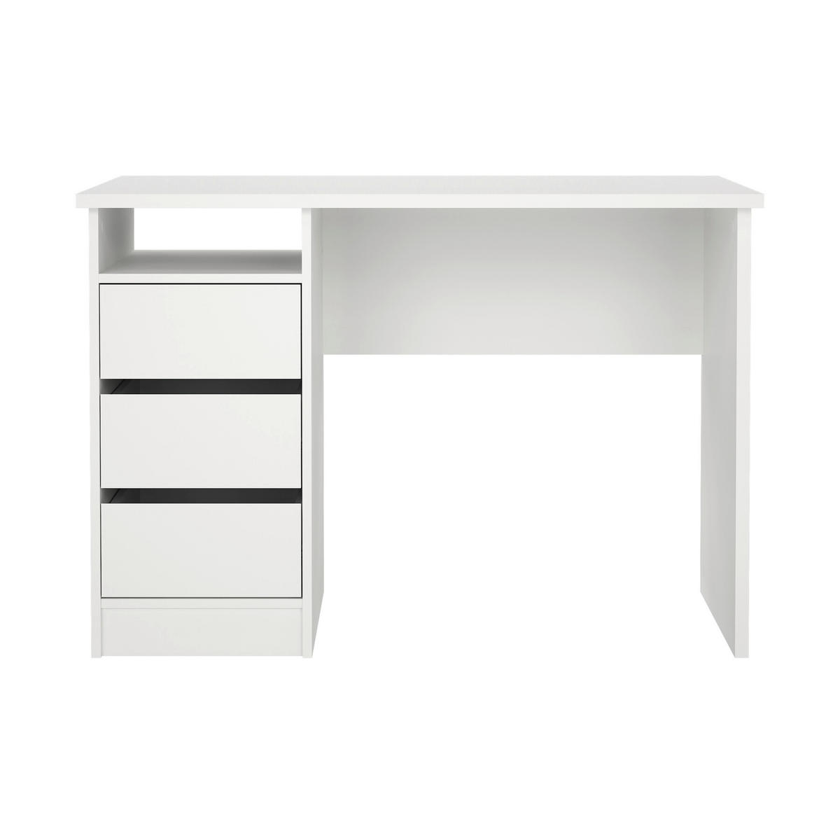 SCHREIBTISCH 110/48,5/76 cm  in Weiß  - Weiß, MODERN, Holzwerkstoff (110/48,5/76cm) - MID.YOU