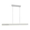 LED-PENDELLEUCHTE Adriana 160/5,5/180 cm   - Weiß, Design, Kunststoff/Metall (160/5,5/180cm) - Schöner Wohnen