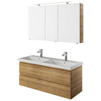 BADEZIMMER  in 120 cm  - Eichefarben/Weiß, KONVENTIONELL, Keramik/Holzwerkstoff (120cm) - Pelipal