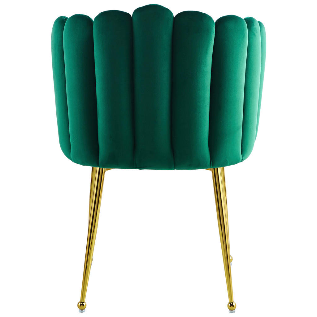 Thumbnail - Kayoom Armlehnstuhl, Grün, Metall, Textil, 59x85x56 cm, Bsci, Esszimmer, Stühle, Esszimmerstühle, Armlehnenstühle