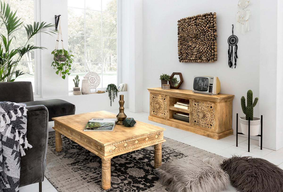 LOWBOARD  150/60/40 cm   - Naturfarben, Design, Holz (150/60/40cm) - MID.YOU