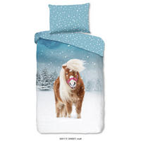 BETTWÄSCHE Good Morning Biber 140/200 cm  - Multicolor, Textil (140/200cm)