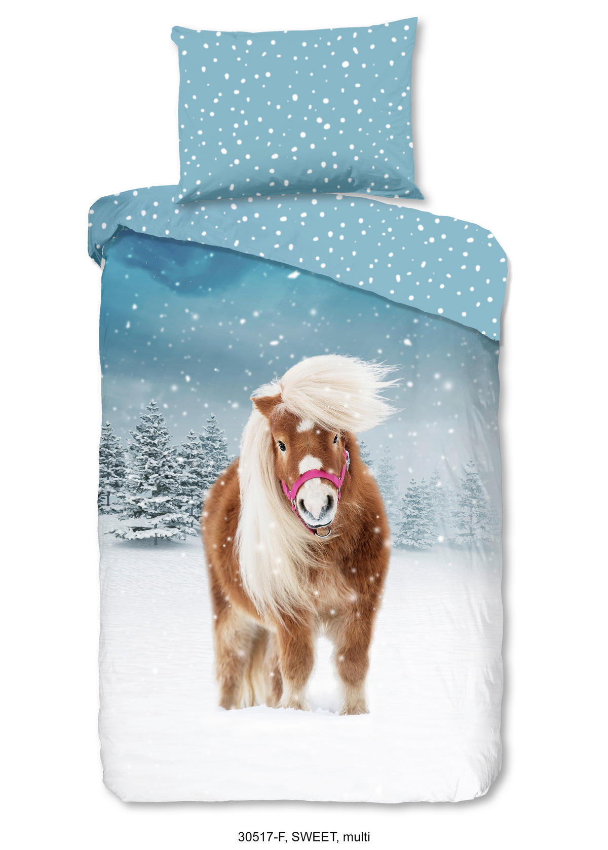 BETTWÄSCHE Good Morning Biber 140/200 cm  - Multicolor, Textil (140/200cm)