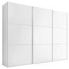 SCHWEBETÜRENSCHRANK  in Weiß  - Alufarben/Weiß, MODERN (249/222/68cm) - MID.YOU