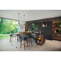 EINBAUKÜCHE   - Nussbaumfarben, Natur, Holz - TEAM 7