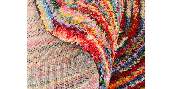 WEBTEPPICH 120 cm Sixteen round Multicolor - Multicolor, Trend, Textil (120cm) - Novel