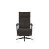 RELAXSESSEL in Textil Dunkelbraun  - Dunkelbraun/Schwarz, Design, Textil/Metall (76/110/83cm) - Beldomo Speed