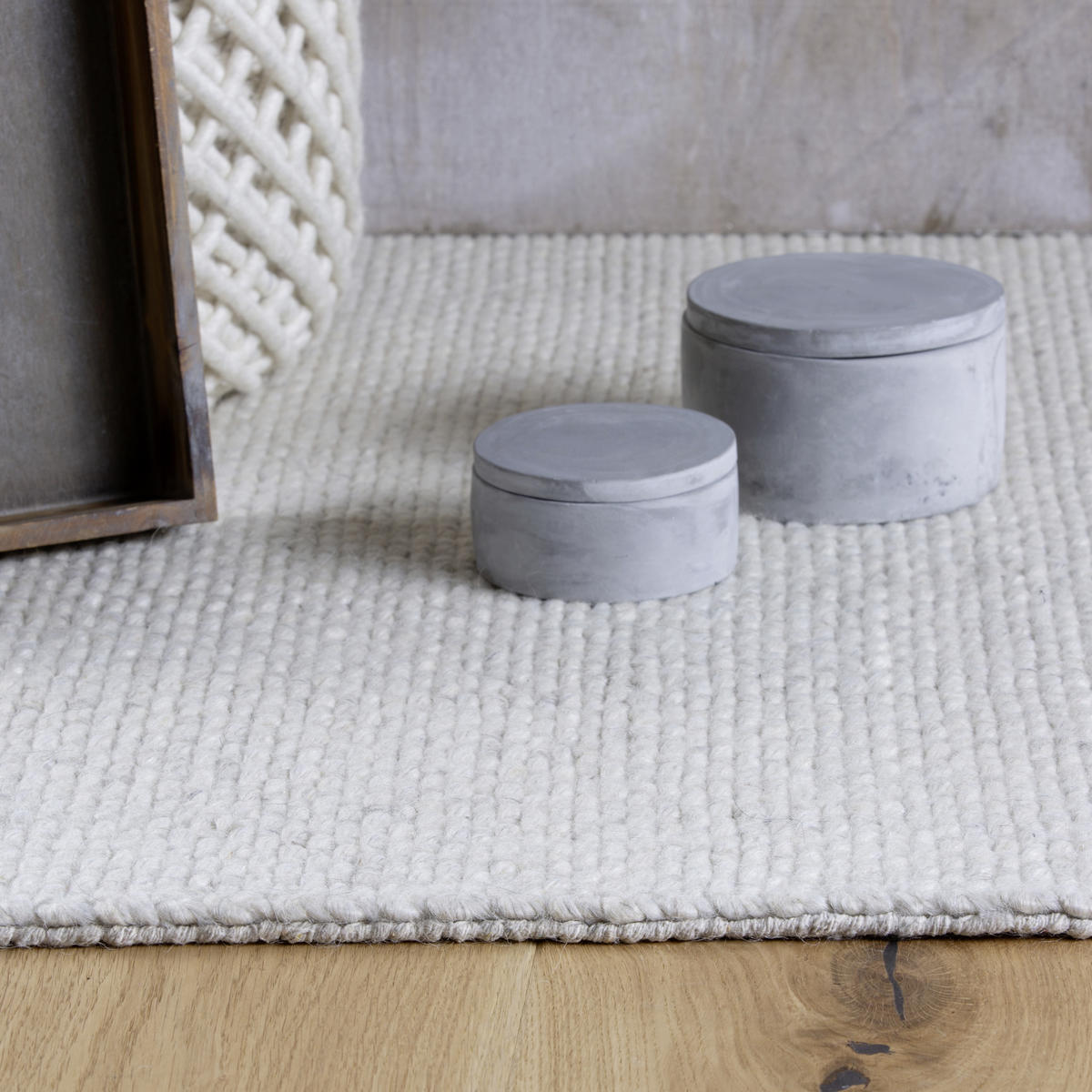 WEBTEPPICH 120/170 cm Creme  - Creme, Design, Textil (120/170cm) - Obsession