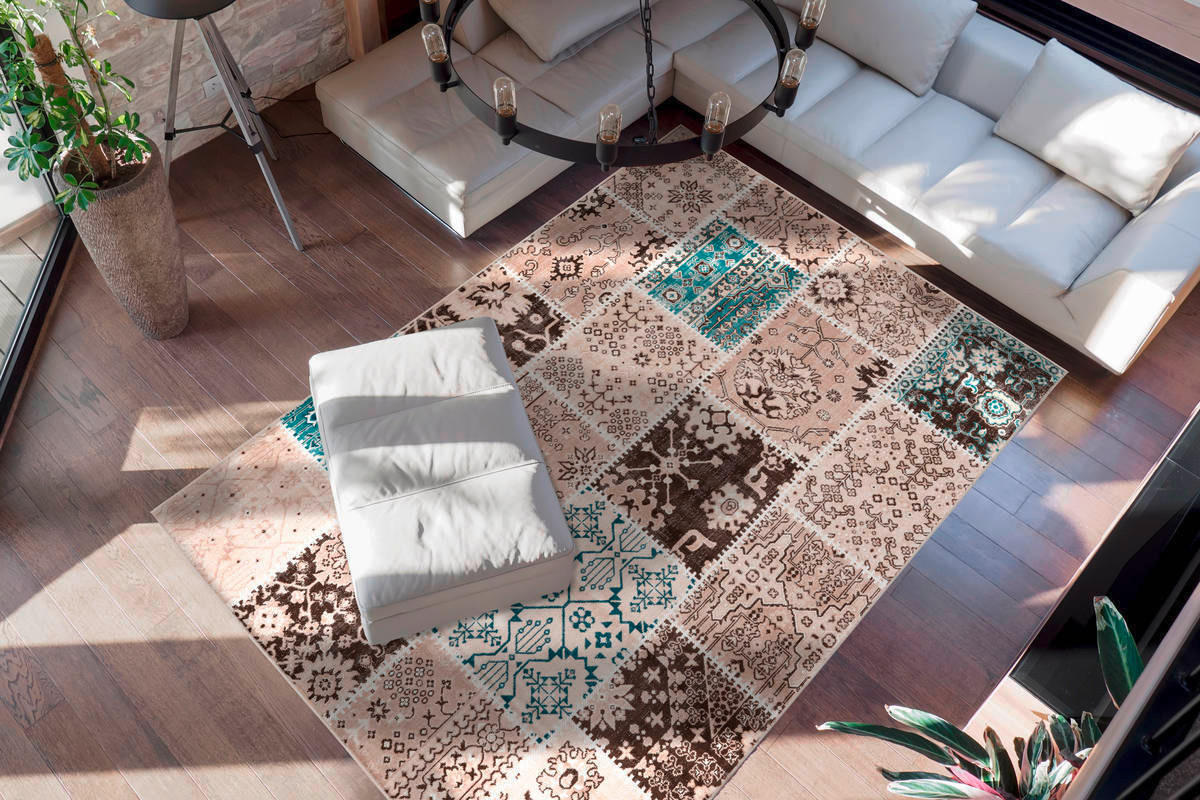 VINTAGE-TEPPICH 200/290 cm Ariya Taupe  - Taupe, Trend, Textil (200/290cm) - Kayoom