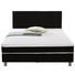 BOXSPRINGBETT 180/200 cm in Braun, Schwarz - Schwarz/Braun, Design, Textil/Metall (180/200cm) - Carryhome BOXSPRINGBETT 180/200 cm in Braun, Schwarz - Schwarz/Braun, Design, Textil/Metall (180/200cm) - Carryhome