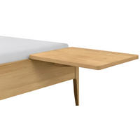 NACHTTISCH Eiche massiv Eichefarben  - Eichefarben, Design, Holz (48/38/9cm) - Hasena