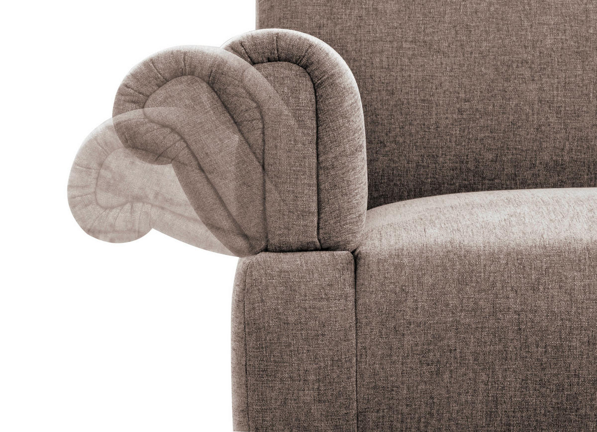 KÜCHENSOFA 181/98/81 cm  in  - Naturfarben/Braun, Romantik / Landhaus, Holz/Textil (181/98/81cm) - Sit & More
