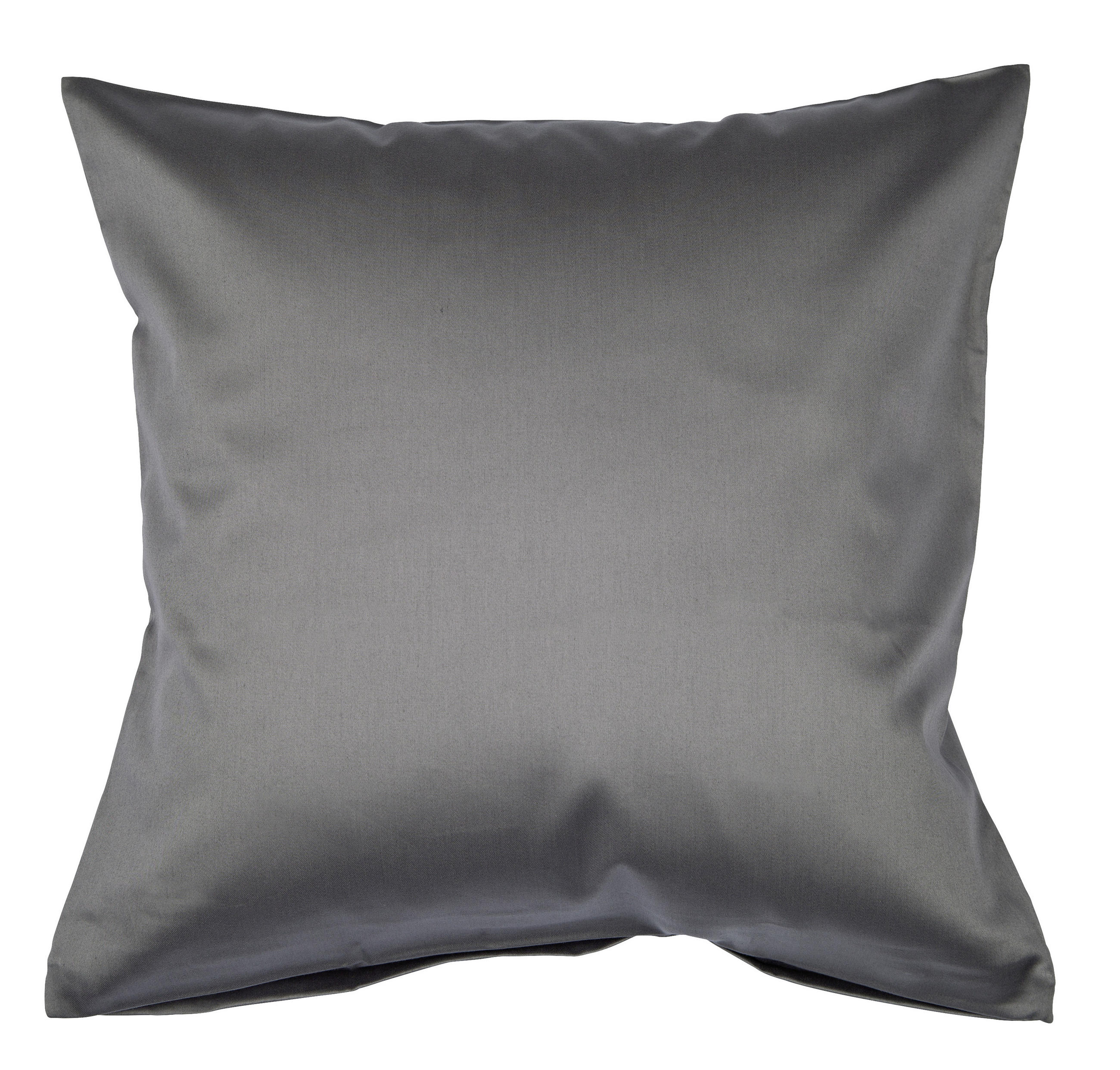 KOPFKISSENBEZUG Giacomo 80/80 cm  - Graphitfarben, Basics, Textil (80/80cm) - Janine