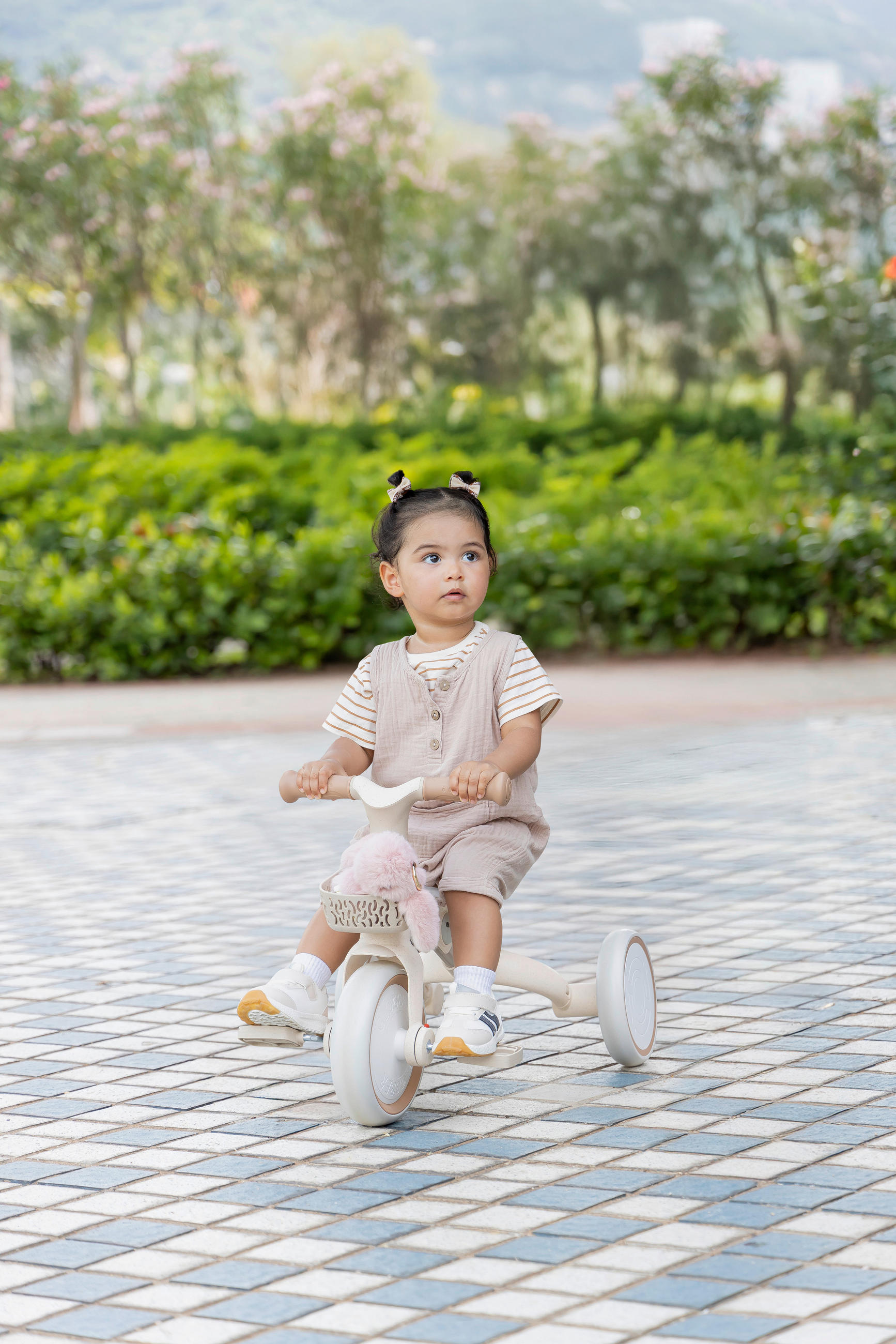 DREIRAD LEARNING TRIKE 2in1 PLUS ECO  - Taupe, Basics, Kunststoff (62.2/42,1/84,3kg) - GLOBBER