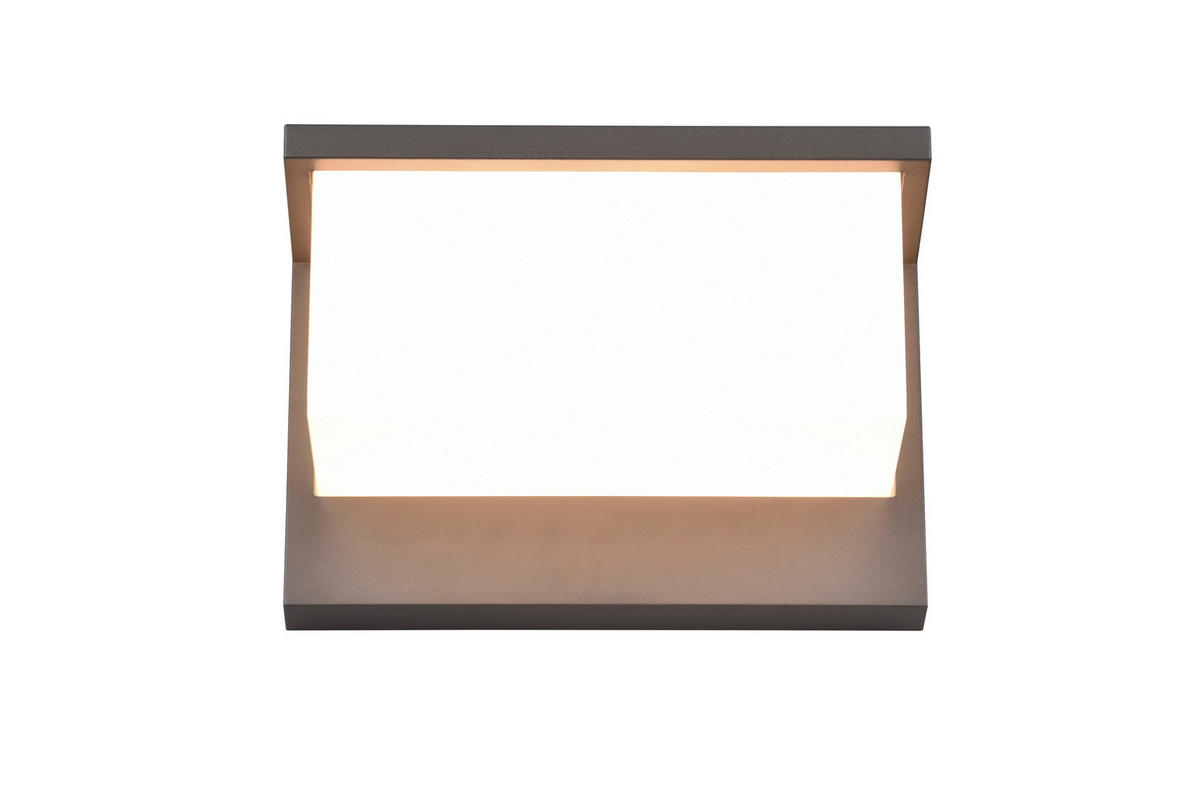 AUSSENWANDLEUCHTE - Anthrazit, Design, Metall (15/23/12cm) - Trio Leuchten