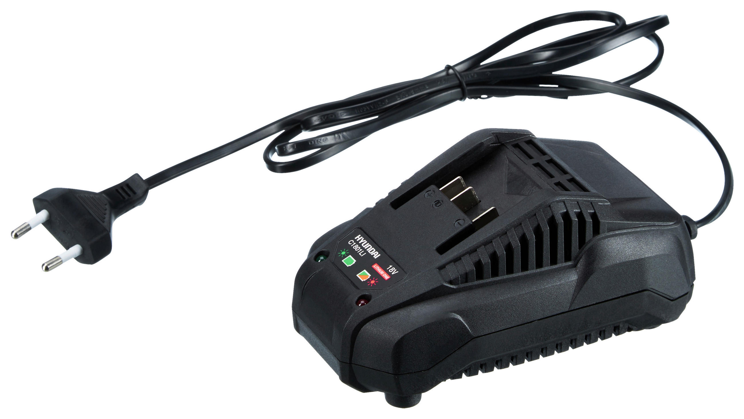 AKKULADEGERÄT  - Schwarz, KONVENTIONELL, Kunststoff (8.3/8.8/19cm) - Hyundai