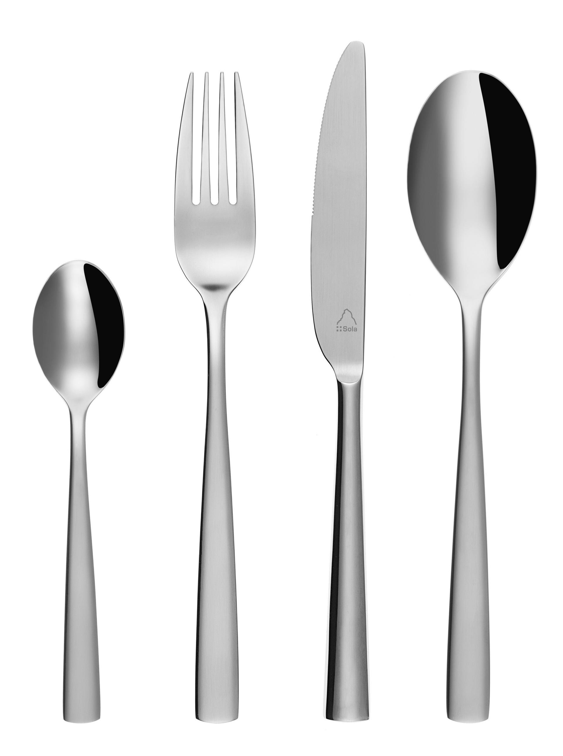 BESTECK-SET 72-teilig   - Basics, Metall - Sola