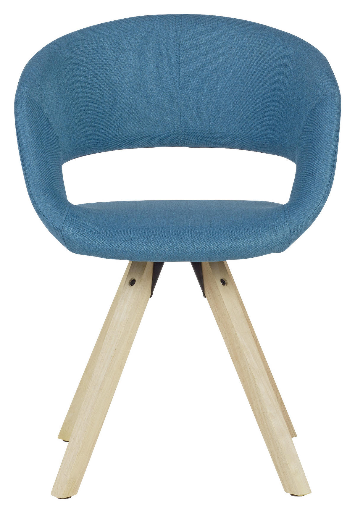 NASLANJAČ, tekstil barve hrasta, svetlo modra  - svetlo modra/barve hrasta, Moderno, tekstil/les (56/80/50cm) - MID.YOU