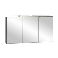 SPIEGELSCHRANK 120/64/20 cm  - Graphitfarben, Natur, Holzwerkstoff (120/64/20cm) - Xora