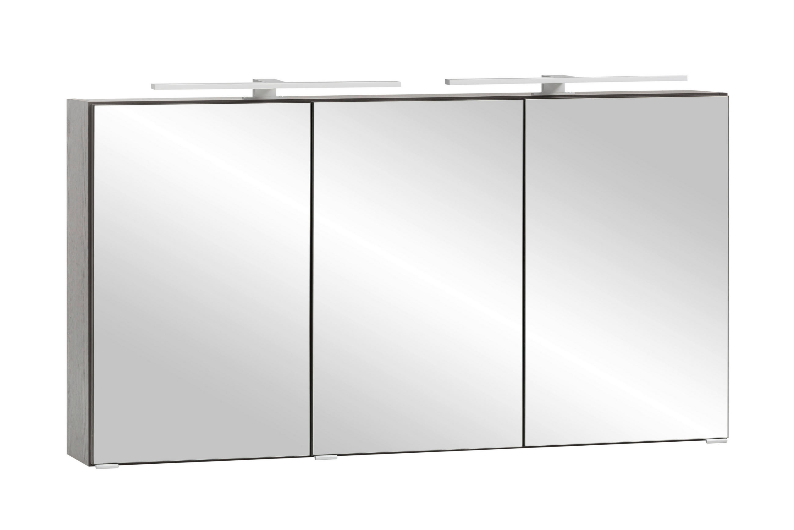 Xora Spiegelschrank Bogen Graphit 120x64x20 cm