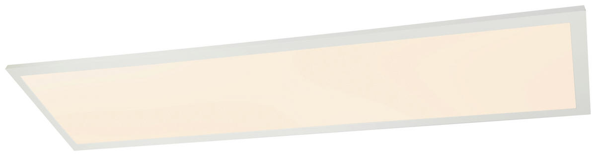 STROPNA LED-SVETILKA  Fila /320-3200 lm/3000-6000 K/230 V/ - bela/opal, Trend, kovina/umetna masa (120/30/5,3cm) - Globo