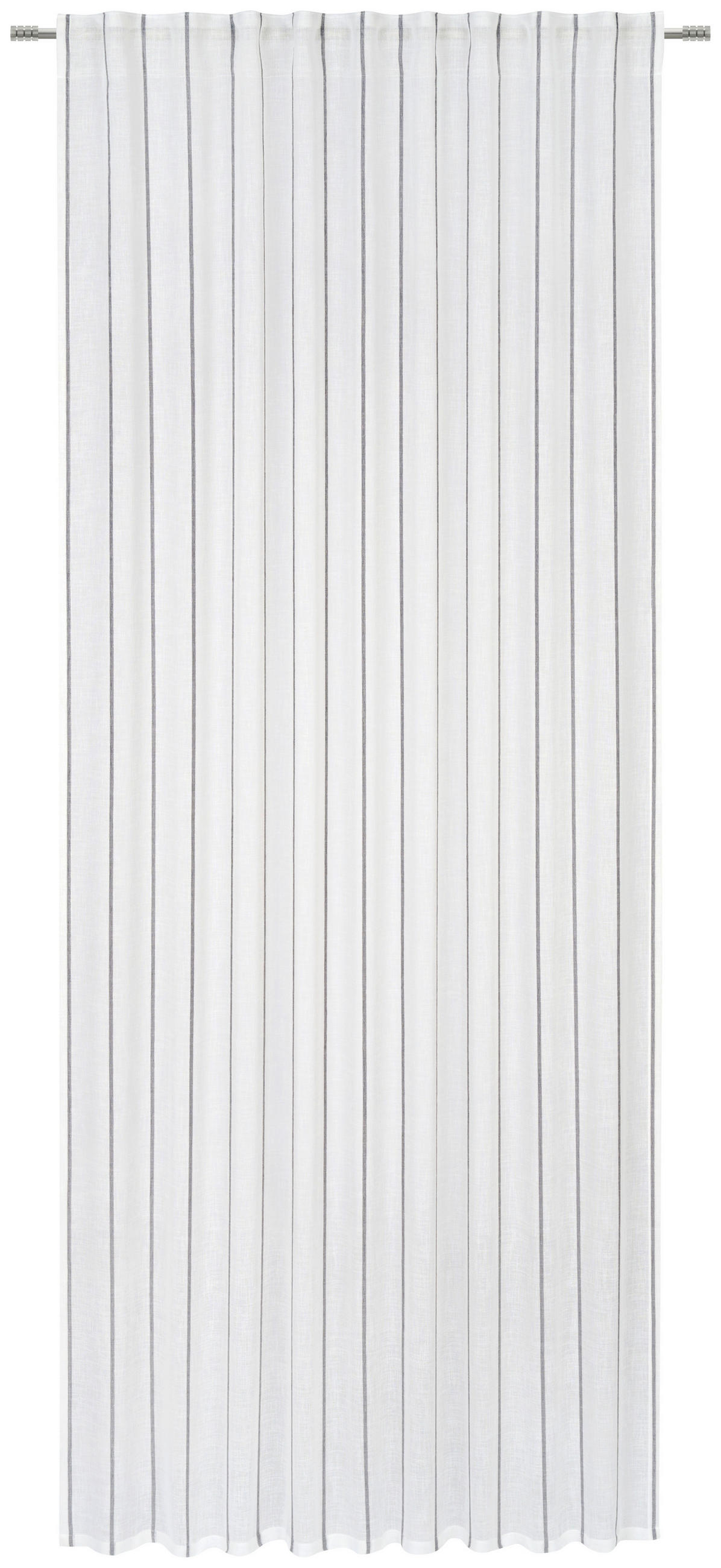 FERTIGVORHANG halbtransparent  - Grau, Trend, Textil (140/245cm) - Esposa
