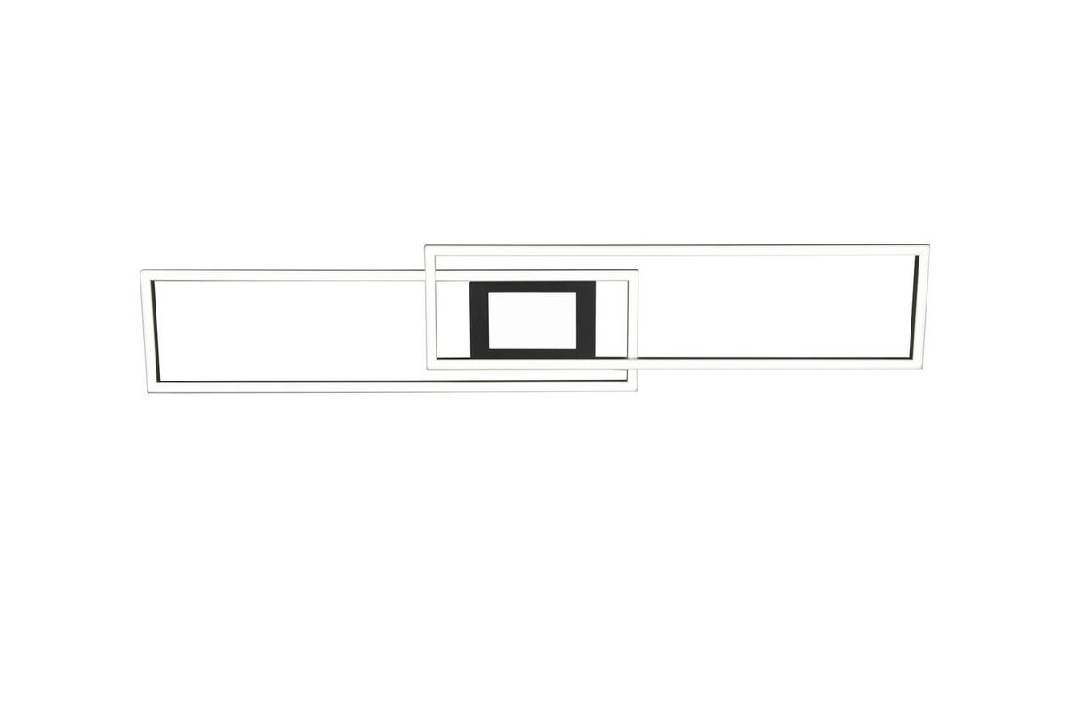 LED PLAFONJERA - crna, Osnovno, metal (110/7/21cm)