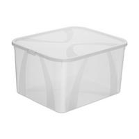 BOX MIT DECKEL ARCO  - Transparent, Basics, Kunststoff - Rotho