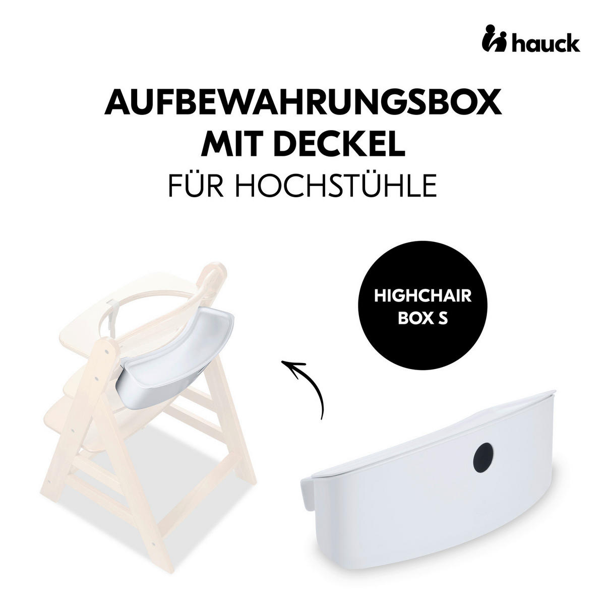 AUFBEWAHRUNGSBOX     - Weiß, Basics, Kunststoff (17/16/42cm) - Hauck