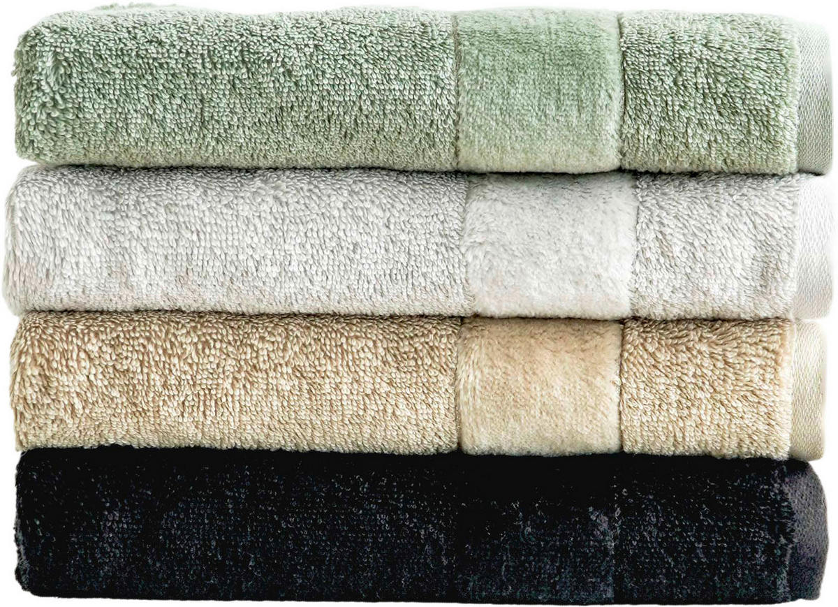 KÉZTÖRLŐ 50/100 cm fekete  - fekete, Design, textil (50/100cm) - Vossen