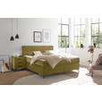 BOXSPRINGBETT 180/200 cm,  in Olivgrün  - Schwarz/Olivgrün, Design, Holzwerkstoff/Kunststoff (180/200cm) - Xora