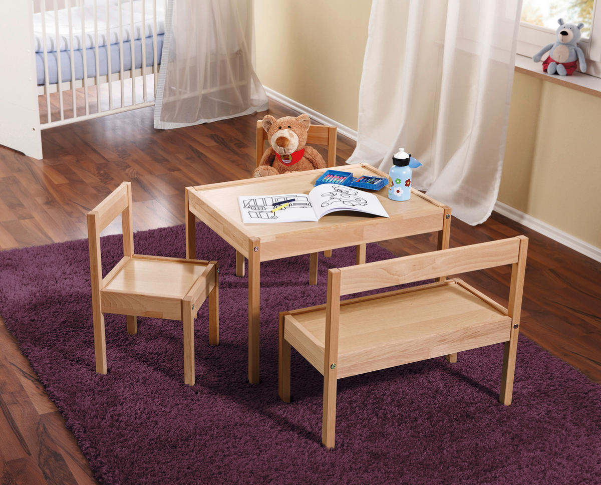 KINDERSITZGRUPPE Max Kernbuche  - Kernbuche, Basics, Holz - My Baby Lou