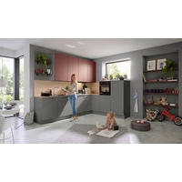 EINBAUKÜCHE   - Grau, Design, Holzwerkstoff - Dieter Knoll