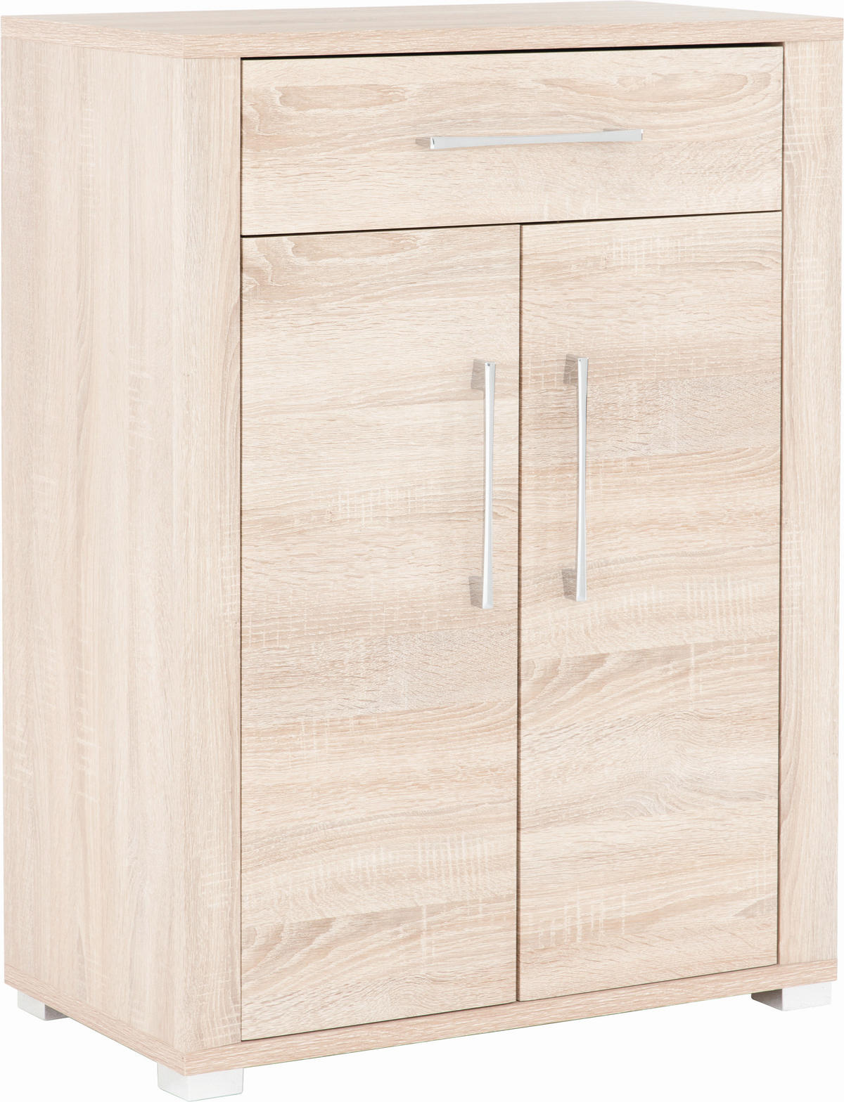 SCHUHSCHRANK  in 74/100/40 cm  - Chromfarben/Sonoma Eiche, KONVENTIONELL, Holzwerkstoff/Kunststoff (74/100/40cm) - MID.YOU