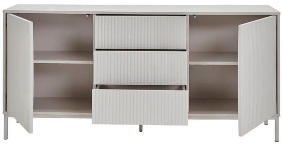SIDEBOARD  160/75/40 cm 3 Schublade(n)  - Kaschmir, Design, Holzwerkstoff/Metall (160/75/40cm) - Carryhome