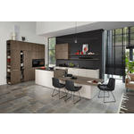 EINBAUKÜCHE   - Eichefarben/Sahara, Natur, Holzwerkstoff - Dieter Knoll