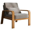 FERNSEHSESSEL in Mikrofaser Cappuccino  - Eichefarben/Cappuccino, Konventionell, Holz/Textil (79/91/93cm) - Livetastic