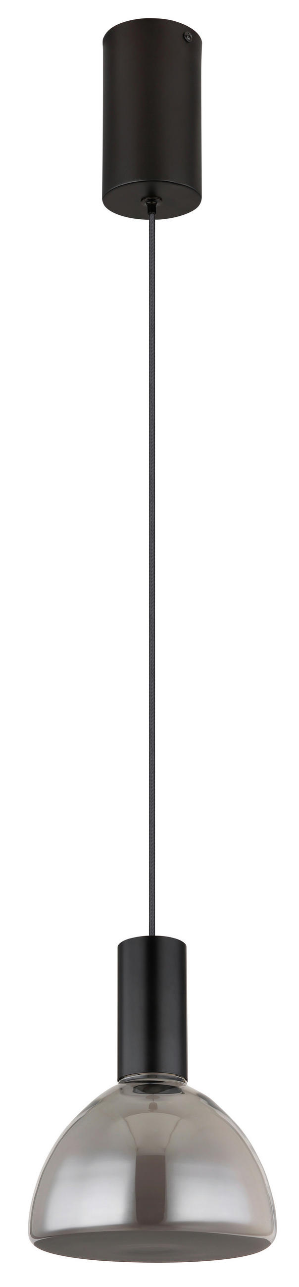 LED-HÄNGELEUCHTE 42/150 cm  - Schwarz, Design, Glas/Metall (42/150cm) - Globo